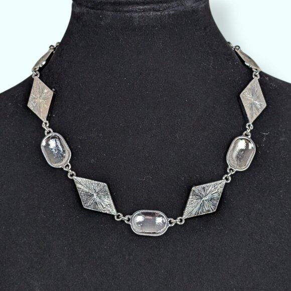 Liz Claiborne Rhombus & Oval Necklace - Picture 4 of 8